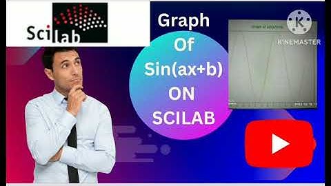 How to plot Sin(ax+b) Graph on Scilab|#Scilab|#Sin(ax+b)|#Graph|@mathwhiz6124