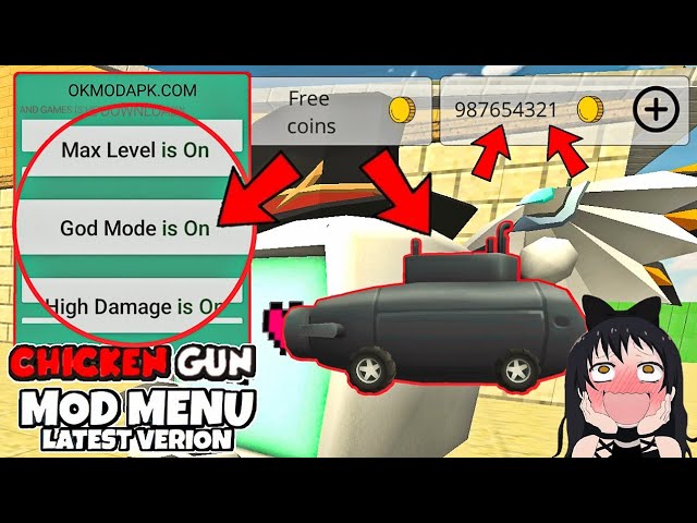 Chicken Gun mod menu v3.1.02 God mode, Unlimited Money and MORE!!! 