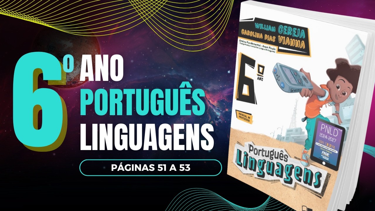 6th Grade Portuguese Linguagens Textbook Lesson | Step-by-Step