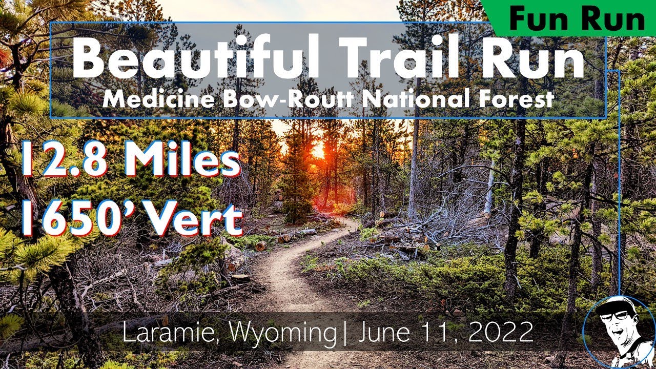 Beautiful Trail Run in Medicine BowRoutt National Forest Laramie