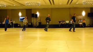 Honky Tonk Highway Line Dance by Kelly Cavallaro Demo @2017 Windy City