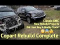 Copart Rebuild Finished, Classic Truck Rebuild, & More