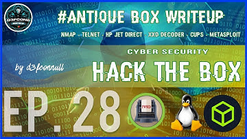 Capture the Flag  -  HTB Antique writeup