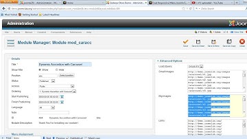 Dynamic Accordion with Carousel Joomla Module
