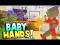 PLAYING AS A BABY RUGRAT AND WITH TOYS!! - Baby Hands VR Gameplay - VR HTC Vive Gameplay