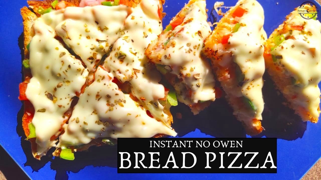 No Oven Instant Bread Pizza | ब्रेड पिज्जा | | Chef Cooking Studio