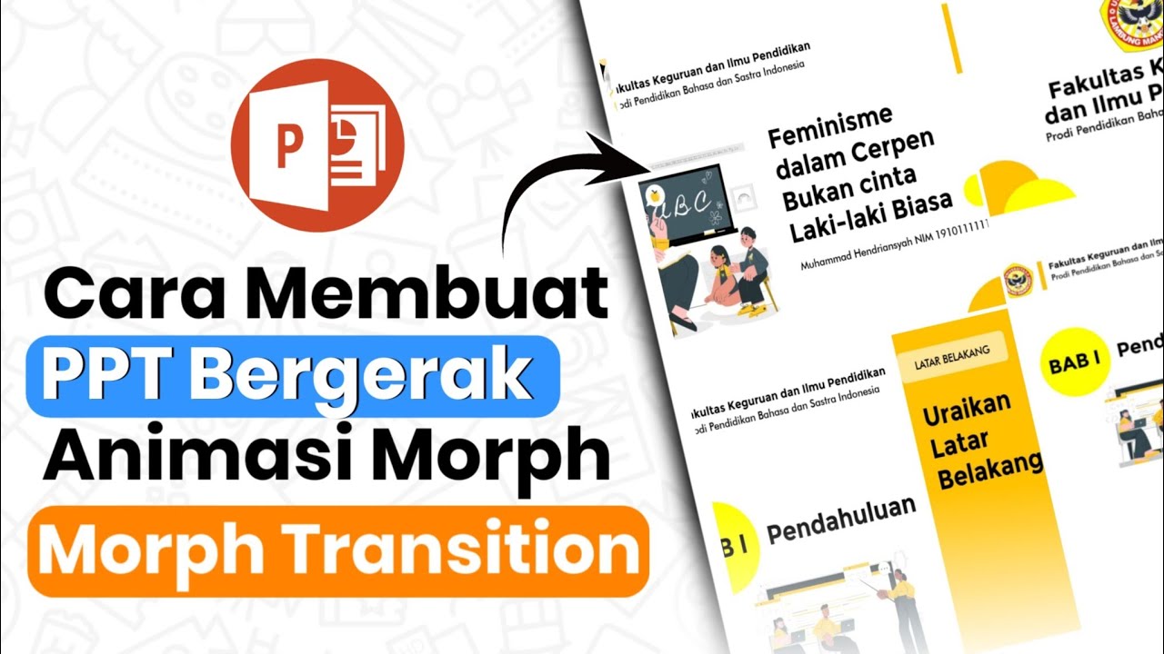 Tutorial membuat ppt bergerak animasi morph ppt morph seminar