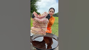 Pork crispy cook recipe and eat #recipe #shortvideo #shorts #cooking #food