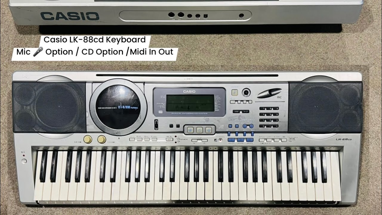 LK-88CD CASIO KEYBOARD※2400010493607 Casio LK-88cd KeyboardMic / Option / CD Option / Midi In Out