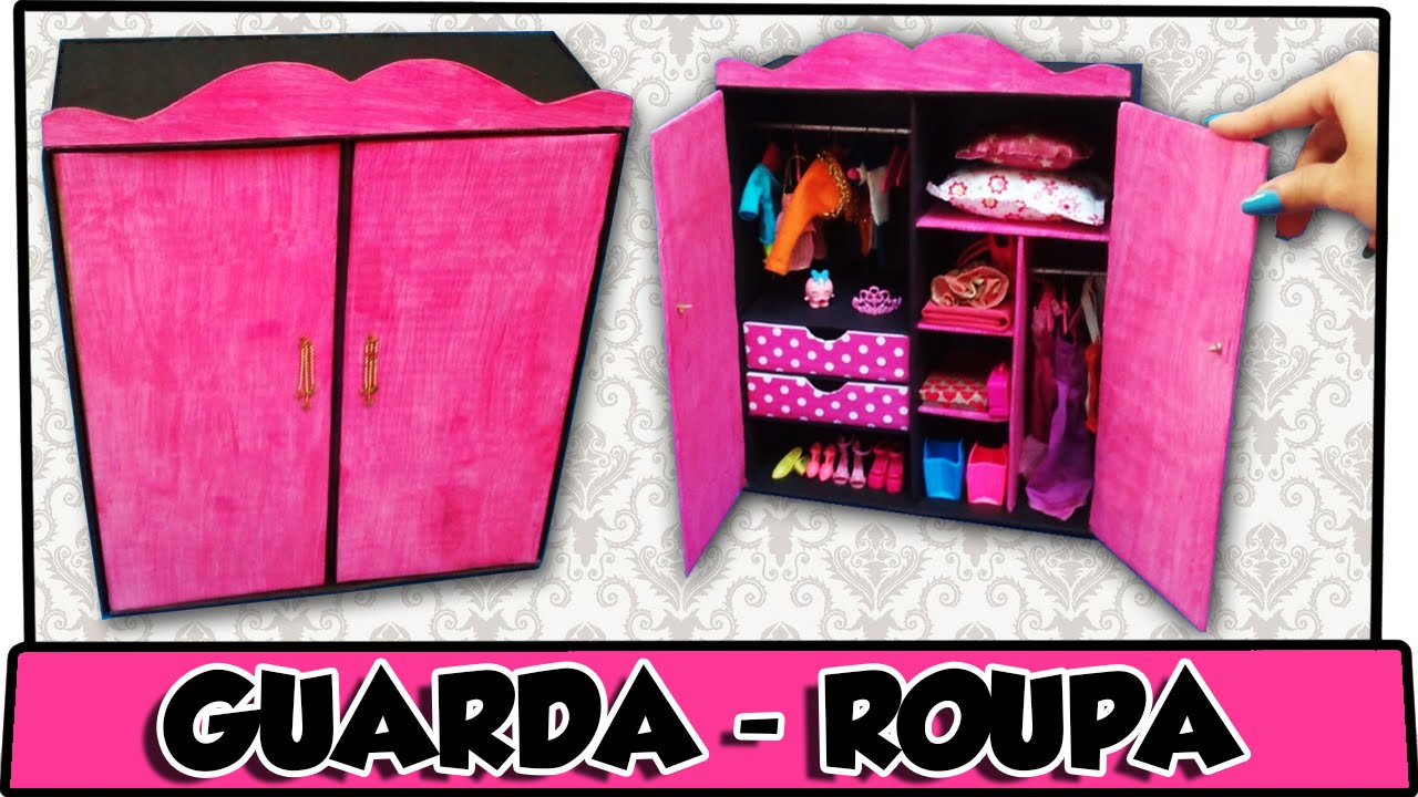 Casa da barbie - Guarda roupa para barbie imprimir e cola foto para imprimir