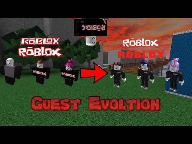 Roblox Guest evolution - Non-Stop Monkey