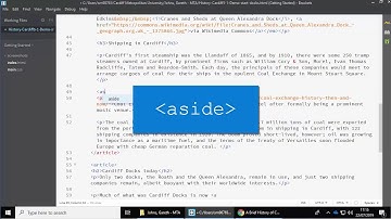Semantic elements HTML | MTA Web Design Fundamentals | Cardiff Met