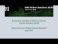 Esb online sessions 2020  best doctoral thesis in biomechanics award