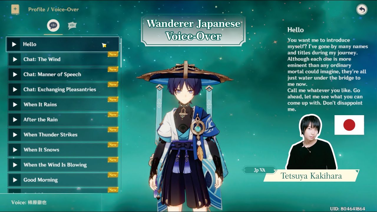 Japanese Wanderer Voice Lines And Combat Voice By Tetsuya Kakihara Eng japanese-wanderer-voice-lines-and-combat-voice-by-tetsuya-kakihara-eng