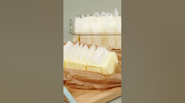 하나씩 꺼내 쓰는 버터보관 꿀팁은?l store butter  [만개의노하우]