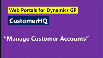 GP Elementz   CustomerHQ   Manage Customer Accounts (Customer Portal for Dynamics GP)