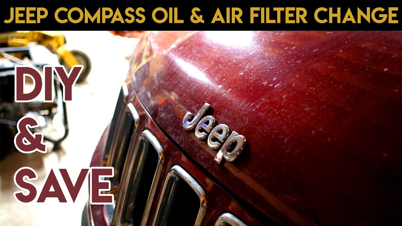 jeep compass & patriot oil change - engine air filter & cabin air
