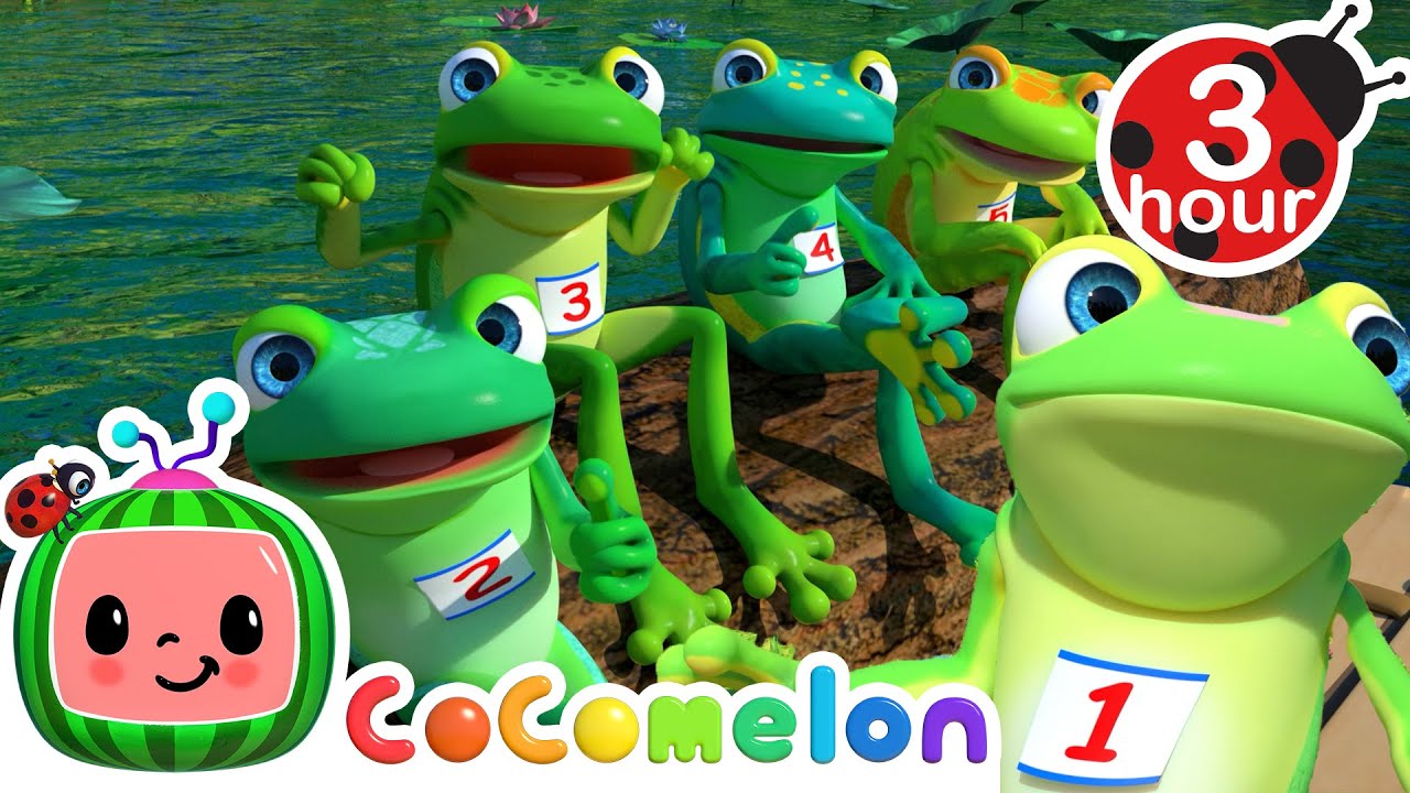 ⁣Speckled Frog High Dive Song | Cocomelon - Nursery Rhymes | Fun Cartoons For Kids | Moonbug Kids