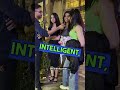 Girls born rich or intelligent