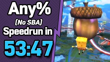 SpongeBob SquarePants: Battle for Bikini Bottom Any% (No SBA) Speedrun in 53:47 (WR on 2/24/2019)