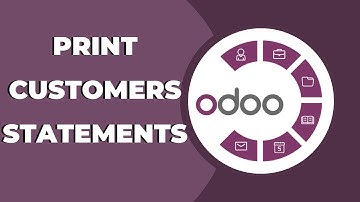 How to Print Customer Statement Odoo ? Odoo Tips & Tricks