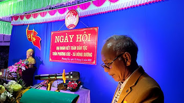 Toàn cảnh khai mạc ngày hội Đại đoàn kết toàn dân thôn Phương Cúc