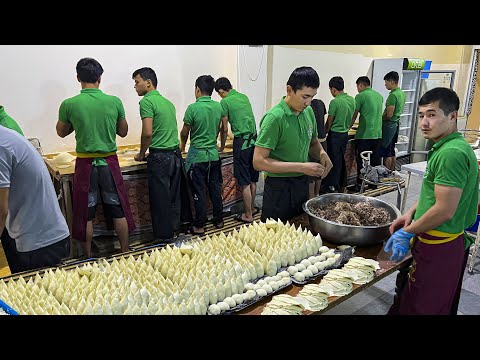 Özbekistan! 30 Aşçı! 6 TANDIR! GÜNLÜK 6000 Samosa | Özbek Dev Gıda Fabrikası