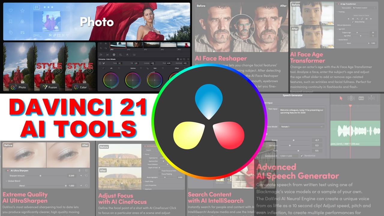 Davinci Resolve 21 Studio AI Tools (Part 2) #davinciresolve #ai
