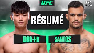 Résumé UFC Vegas 117 : UN R1 DÉVASTATEUR puis un coup au FOIE IMPARABLE entre Choi et Santos