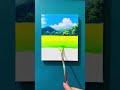 Easy Landscape Painting #howtopaint #painting #acrylicpainting #paintingtutorial #landscapepainting