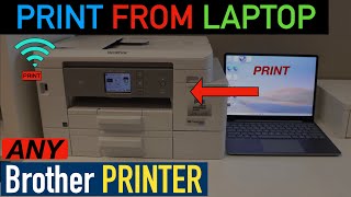 Brother Printer print From Laptop