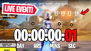 FORTNITE EVENT IN-GAME LOBBY COUNTDOWN LIVE🔴 24/7 - Chapter 5 Season 2 Countdown!