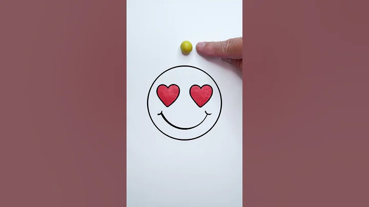 😍 Smiling Face With Heart Eyes Emoji ❤️So Satisfying & Cute! #Shorts