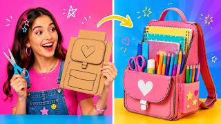 $0 College Glow-up! 💸 Diy Supplies & Aesthetic School Hacks By 123 Go! Gold