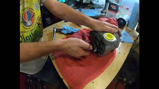 Installing hydraulic pump, Farmall 460