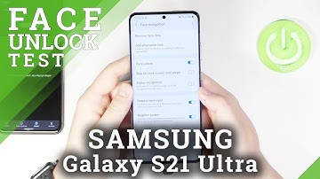 Samsung Galaxy S21 Ultra - Face Unlock Test (Faster vs Normal Face Recognition)