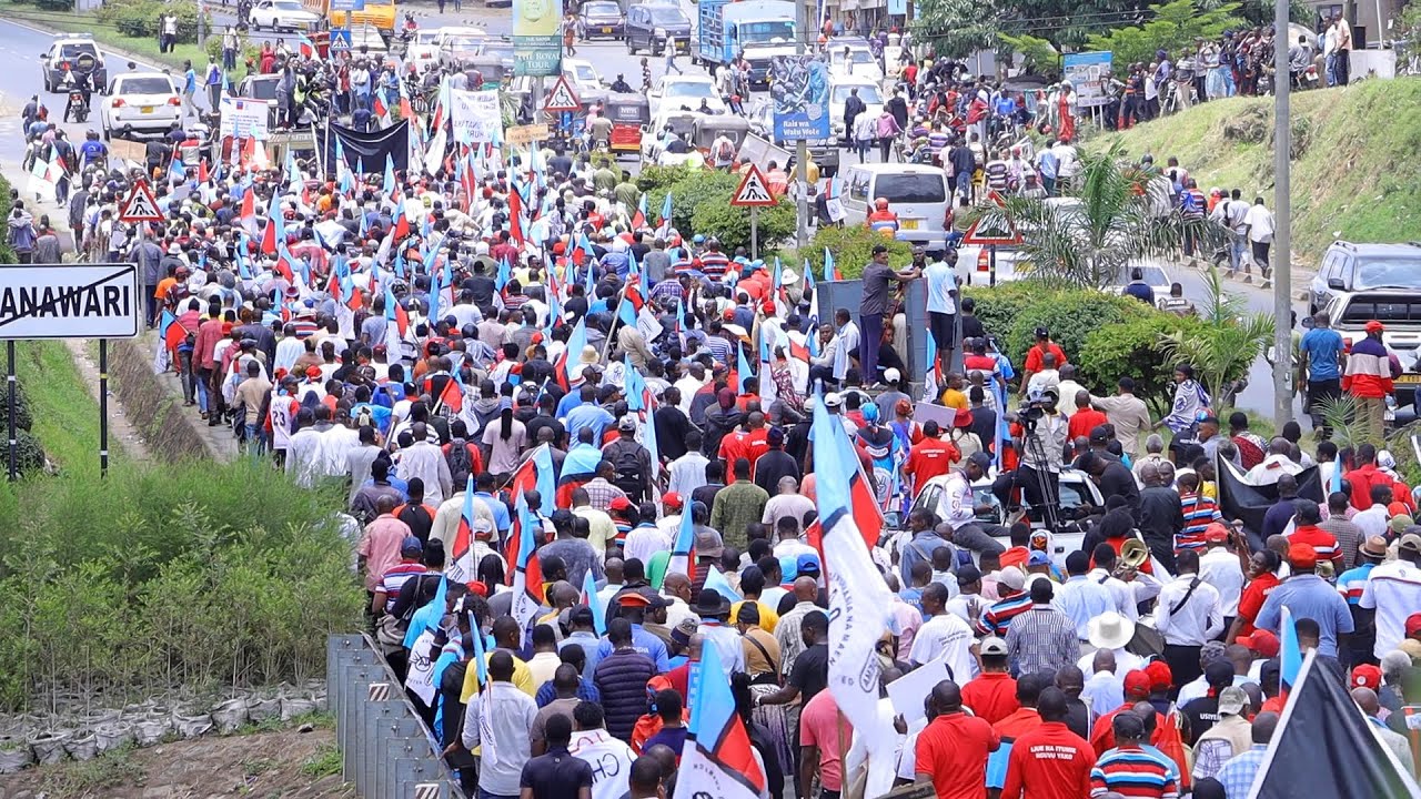 VIDEO: MAANDAMANO YA CHADEMA ARUSHA, MBOWE, LEMA NA SUGU WALIVYOWAONGOZA