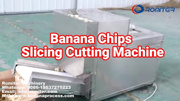 Automatic Banana Chips Slicing Cutting Machine