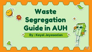 Waste Segregation Awareness Project | Khalidiyah Recycling Station