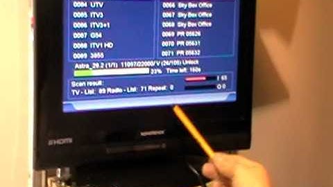 Edision Argus VIP2 - Manual Satellite Scan