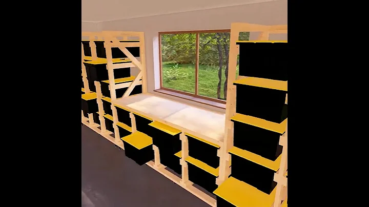 DIY Modular Tote Storage Rack & with Workbench Option, Holds 43 27-Gallon Bins, Space-Saving Design