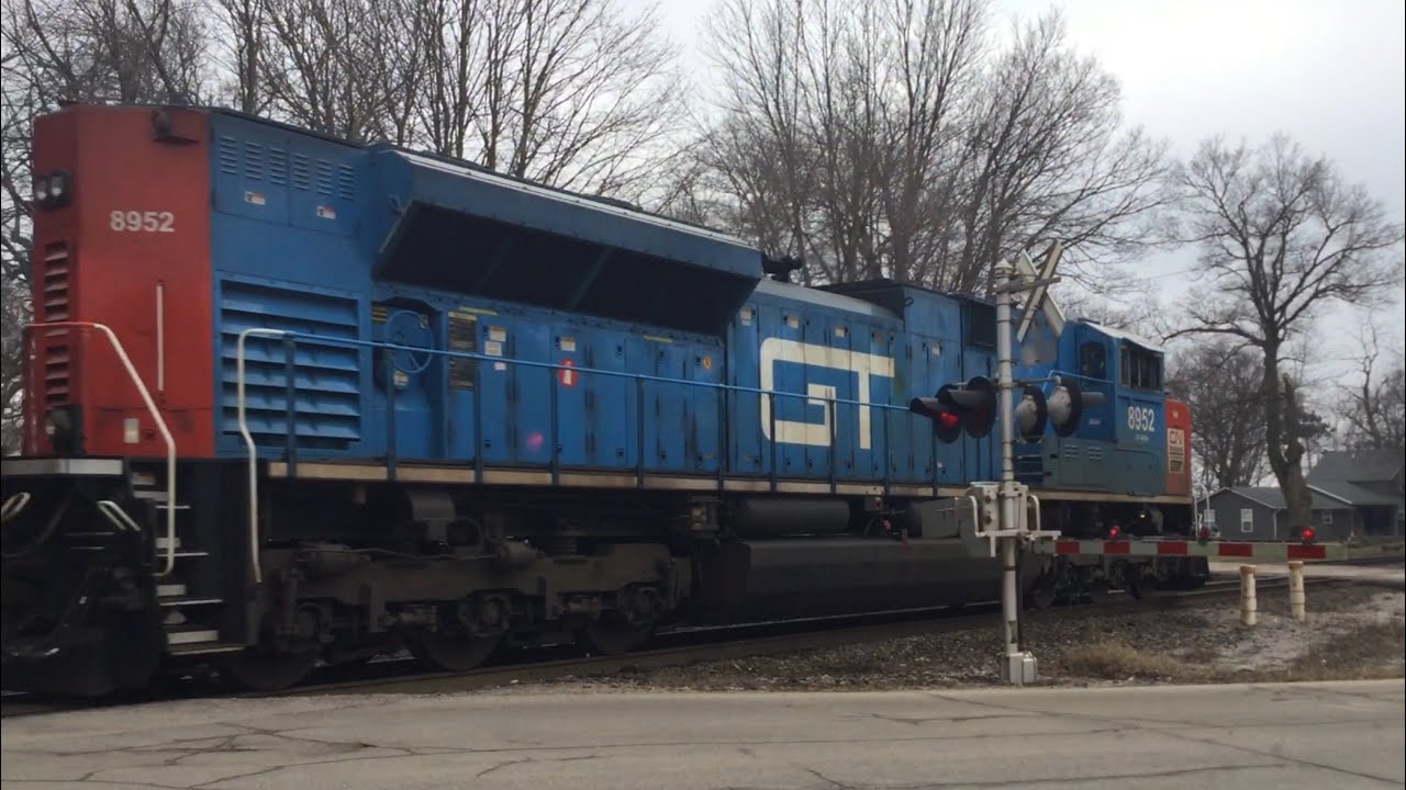 Feb 3rd Trip Continued, CN 8952, CSX Train Meet - YouTube