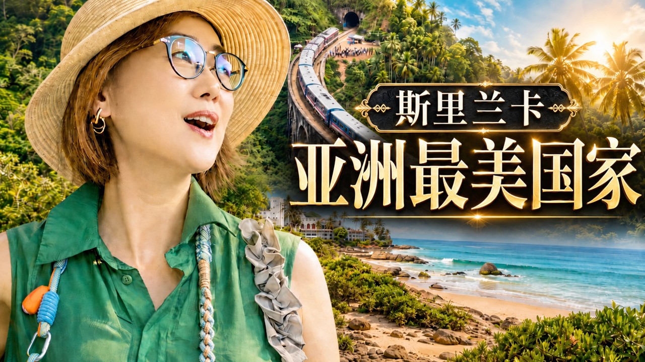亚洲最美岛国！斯里兰卡14天全岛攻略｜最被低估的旅行目的地 #女性独旅