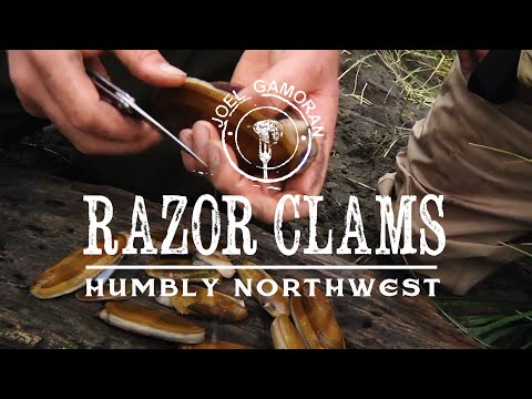 How to Catch & Cook Razor Clams with Basil Salt • {Humbly Northwest} • Joel Gamoran