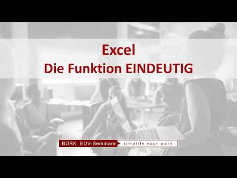 Excel: The UNIQUE Function