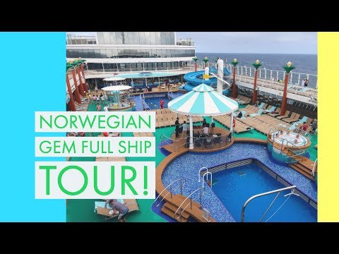 Vidéo: Norwegian Gem Cruise Ship - Visite et aperçu