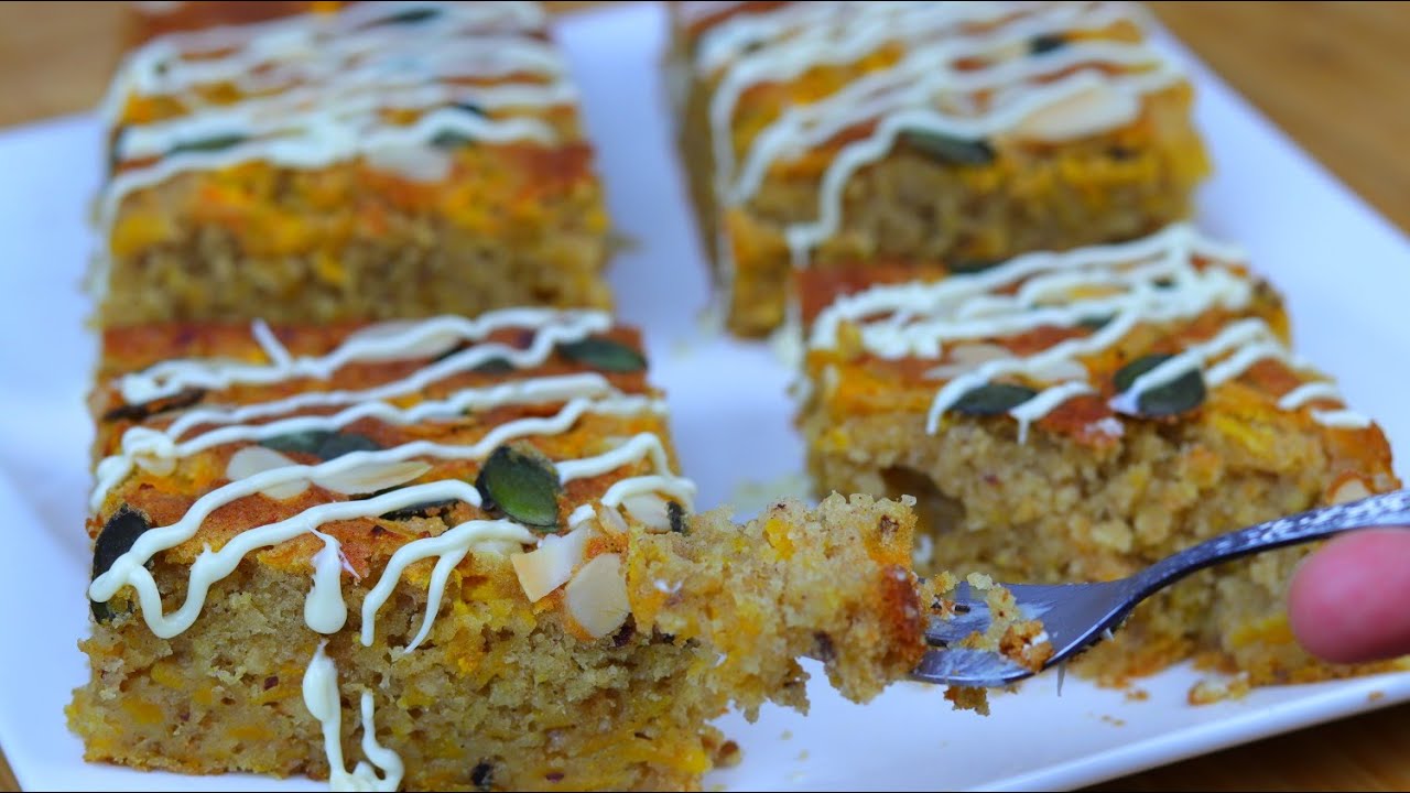 ميخطرش على بالك شنو درت بالقرع الأحمر ؟ كيكة القرع الاحمر قمة الخيال كيكة اليقطين معلكة وخفيقة