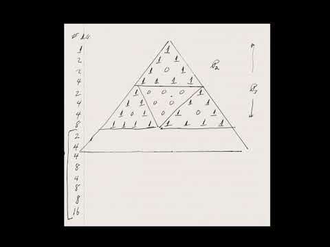 Odd numbers in rows of Pascal's Triangle
