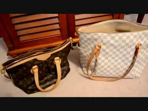 Louis Vuitton Comparison: Palermo PM versus Totally MM Handbag Review - YouTube