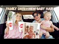 we went on a family date! golfing, car snacks + baby pigtails!!!!!